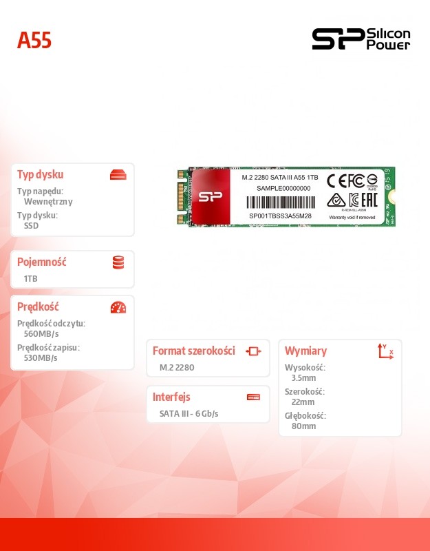 91953ee9a6e8590f148327e0aa8b0a1e.jpg Dysk SSD A55 1TB M.2 560/530 MB/s