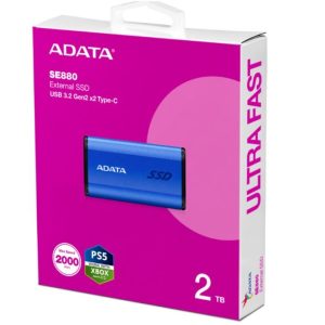 91ae6045a551bbae6bf8b62d08cd801b.jpg Dysk zewnętrzny SSD SE880 2TB USB3.2A/C Gen2x2 Niebieski