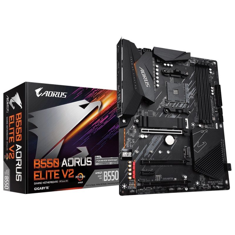 9293ee580e8375fcababee91359339b8.jpg Płyta główna B550 AORUS ELITE V2 AM4 4DDR4 HDMI/DP M.2 ATX