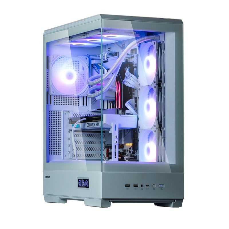 94a9a5c9e07d6dcd9b34462ca14a3bf4.jpg Obudowa P50 DS WHITE Mid-Tower 4x ARGB Fans