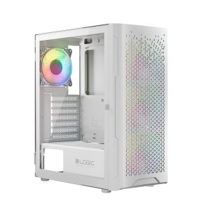 98007bd4a026f93c5ab889d8cc4fafdf.jpg Obudowa Komputerowa Logic Aramis ARGB Midi USB 3.0 Biała