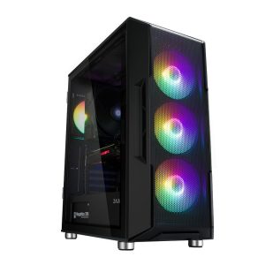 9930bd3ce9ad6bb653902da560fa3ae4.jpg Obudowa I3 Neo ATX Mid Tower RGB 4xwentylator, czarna