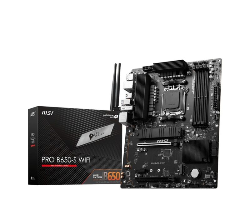 a9aeb4bc16afffbb1154f97bce6a5455.jpg Płyta główna PRO B650-S WIFI AM5 4DDR5 HDMI/DP ATX