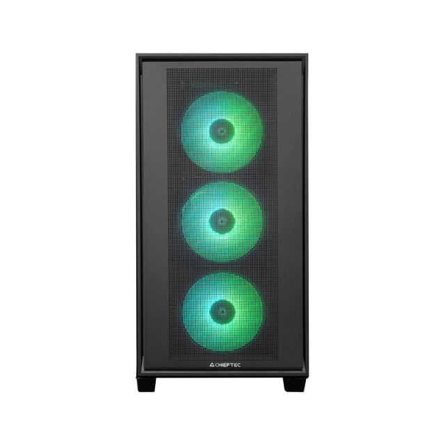 aade2ae99215f4e252d1602d242db02f.jpg Obudowa GS-03B-OP Hunter 3 Midi 4x ARGB Fans