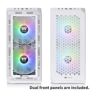 b2bc3b7f210bb87c21d68f42929d889f.jpg Obudowa - View 300 MX ARGB*3 Tempered Glass - Snow