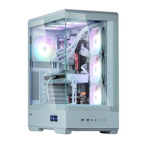 b4af877f7bf999eddc373dc57e9cd560.jpg Obudowa P50 DS WHITE Mid-Tower 4x ARGB Fans