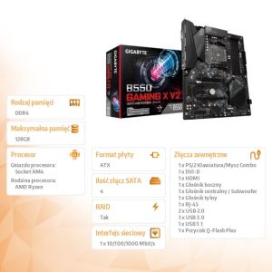 b80368268960d7029b70a8f901561d81.jpg Płyta główna B550 GAMING X V2 AM4 4DDR4 HDMI/DVI M.2 ATX