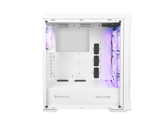 baef2b13ff421e3fae473a496d9e026c.jpg Obudowa Irid 505 V2 ARGB z oknem, USB 3.0 Biała
