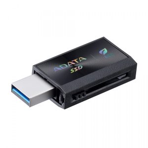 bf7d2be3c38484fc11dcbe3e76c4759b.jpg Dysk zewnętrzny SSD SC730 512G USB 3.2C/A 600/600MB/s czarny