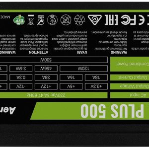 Zasilacz VX PLUS 500W ATX