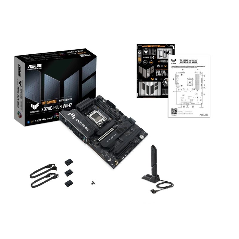 c799268ff2da78f7636bc7e2489c36ba.jpg Płyta główna TUF GAMING X870E-PLUS WIFI AM5 4DDR5 HDMI/USB-C
