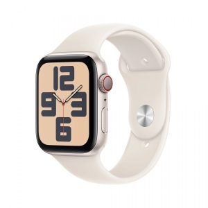 c85418f261ed0ac7a0030e3621a4b4a3.jpg Watch SE GPS + Cellular, koperta 40 mm z aluminium w kolorze księżycowej poświaty z paskiem sportowym w kolorze księżycowej poświaty - rozmiar S/M