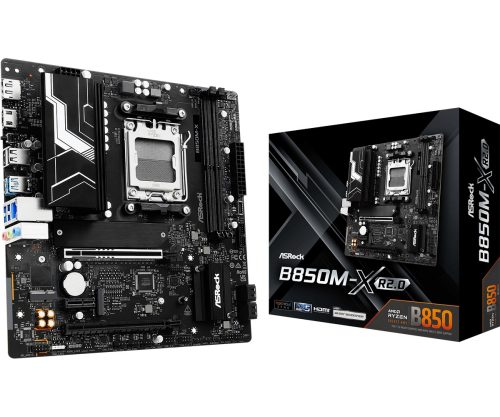 Płyta główna B850M-X R2.0 AM5 2DDR5 M.2 USBC mATX