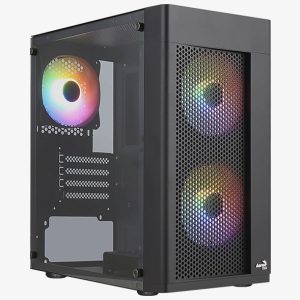 d8e7475b596257183526be367dfb803d.jpg Obudowa Hexform TG FRGB USB 3.0 Mini Tower czarna