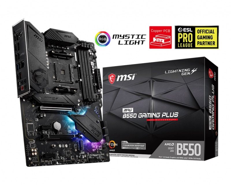db2e5e2141a774c035562f5620f7d1c7.jpg Płyta główna MPG B550 GAMING PLUS AM4 4DDR4 HDMI/DP ATX