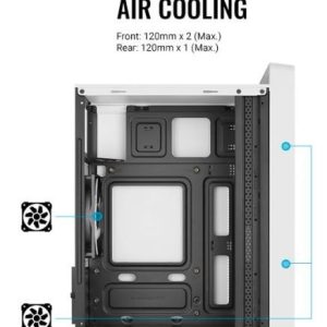 dc00a7e5fada663903744786a96f6c57.jpg Obudowa CS-109 RGB USB 3.0 Mini Tower biała