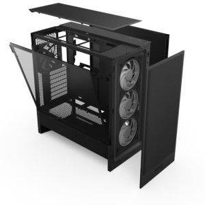 dc136533e4c9aed3d500356cc8dfd755.jpg Obudowa H5 FLOW RGB Midi tower z oknem (2024) Czarna