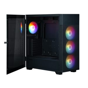 de0fe011ca3426e80a31c70ea2cd843a.jpg Obudowa S5 NEO Black ATX Mid Tower FRGB Fan x4