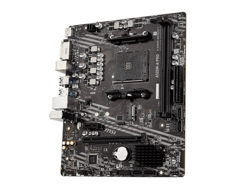 e1fba9b656390147e8d36de34f167271.jpg Płyta główna A520M-A PRO AM4 2DDR4 DVI/HDMI USB 3.2 mATX