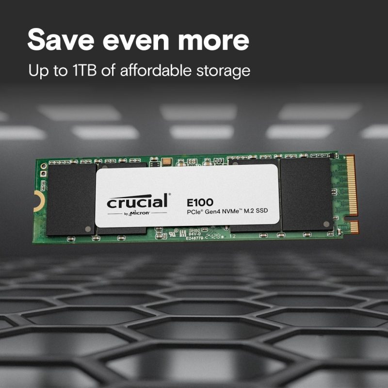 Dysk SSD E100 1TB M.2 NVMe 2280 PCIe 4.0 5000/4500 MB/s