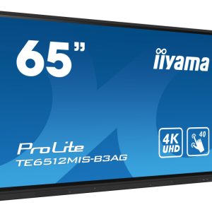 ekran-interaktywny-iiyama-te6512mis-b3ag-65-ips-led-4k-vga-3xhdmi-usb-c-iiware10-android11-wifi6-lan-dms-247-7h iiyama ProLite TE6512MIS-B3AG 65"