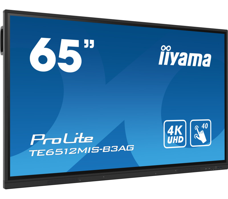 ekran-interaktywny-iiyama-te6512mis-b3ag-65-ips-led-4k-vga-3xhdmi-usb-c-iiware10-android11-wifi6-lan-dms-247-7h iiyama ProLite TE6512MIS-B3AG 65"