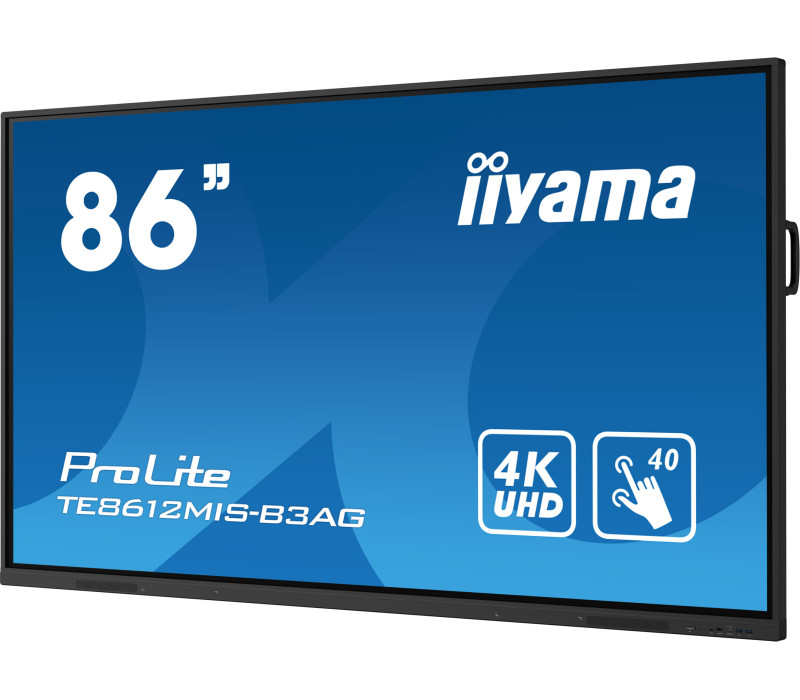 ekran-interaktywny-iiyama-te8612mis-b3ag-86-va-led-4k-vga-3xhdmi-usb-c-iiware10-android11-wifi6-lan-dms-247-7h (2) iiyama ProLite TE8612MIS-B3AG 86"