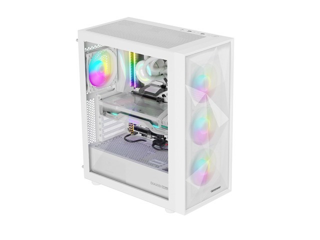 f2576499738bd014bc980e146ba80e5b.jpg Obudowa Genesis Diaxid 605 ARGB MIDI TOWER USB-C Biała