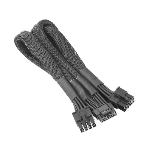 f27a85ac4bfd50226b8cfe43c82c0542.jpg Adapter - PCI-E Gen 5 Splitter Cable 600mm (2x8Pin to 12+4Pin)