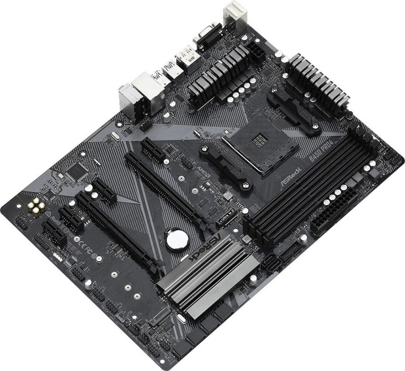 f3b0b5417ed86c344b7a3ba5428a55fa.jpg Płyta główna B450 PRO4 R2.0 AM4 4DDR4 DP/HDMI M.2 USB3.2 ATX