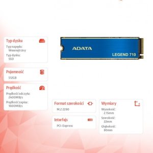 f401a45ad2fac7fc1b11fa4d09d5426f.jpg Dysk SSD Legend 710 512GB PCIe 3x4 2.4/1.6 GB/s M2
