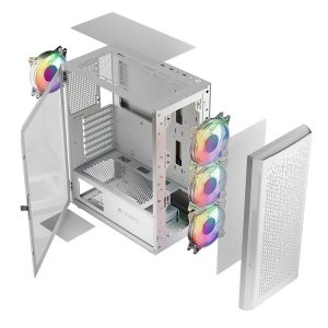 f63fd1f43fd904a8d77090268809d693.jpg Obudowa Komputerowa Logic Aramis ARGB Midi USB 3.0 Biała