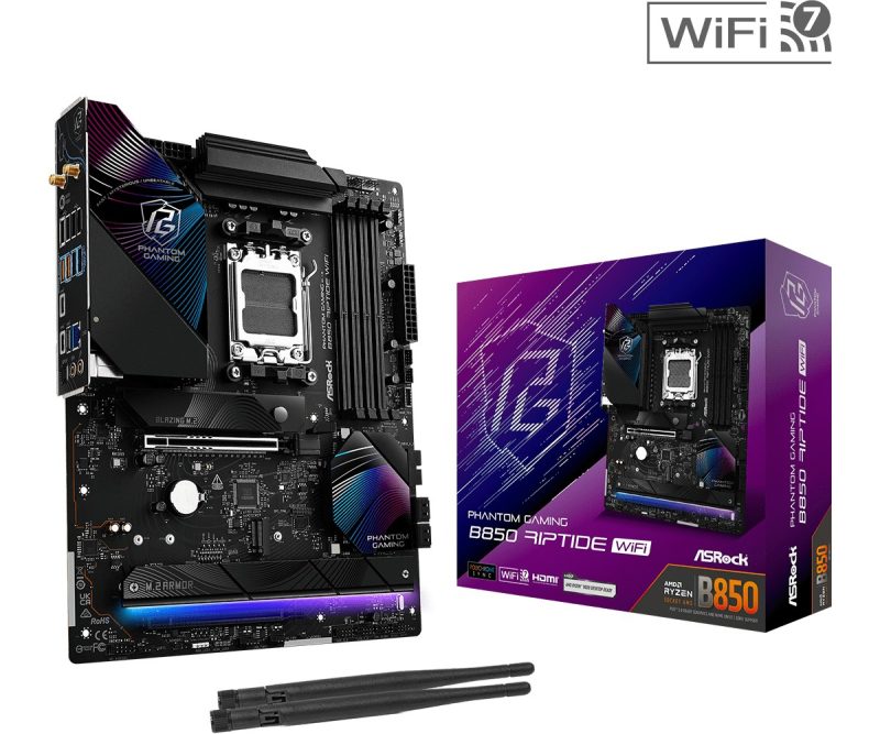 fb2f89563e215327dbb228fc84c5d4ea.jpg Płyta główna B850 Phantom Gaming Riptide WiFi AM5 4DDR5 ATX