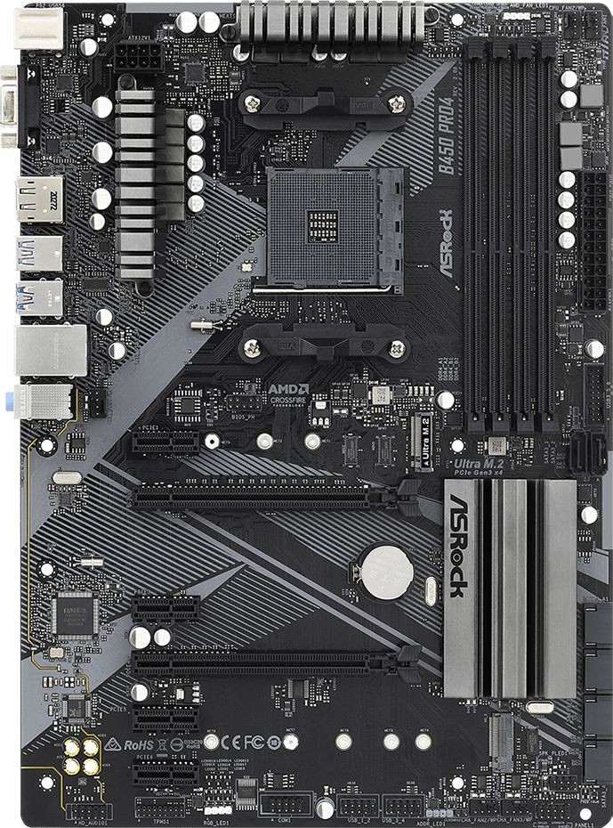 fef7e3bb34b75b405489a7f48cbeb9b3.jpg Płyta główna B450 PRO4 R2.0 AM4 4DDR4 DP/HDMI M.2 USB3.2 ATX