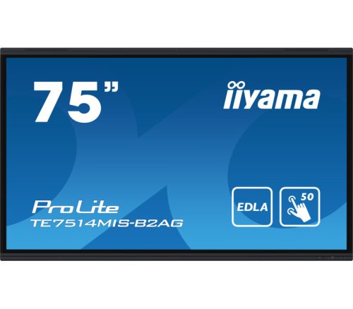 Interaktywny monitor dotykowy iiyama ProLite TE7514MIS-B2AG 75"