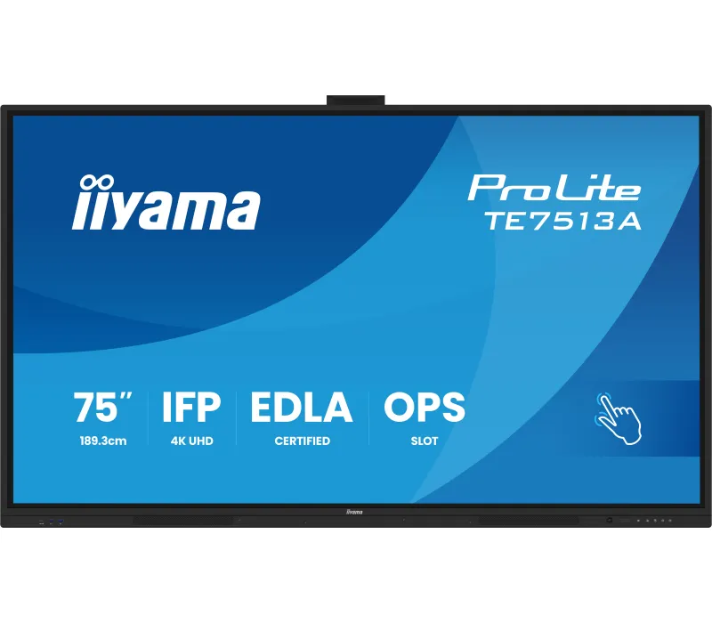 monitor-interaktywny-iiyama-75-te7513a-b1ag-4k-uhd-google-edla-iishare-dms-wifi-usb-c-hdmi-dp (2) Monitor interaktywny iiyama 75" TE7513A-B1AG 4K
