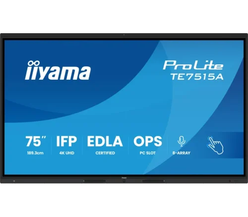 Monitor interaktywny iiyama 75" TE7515A-B1AG 4K