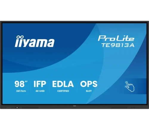 Monitor interaktywny iiyama 98" TE9813A-B1AG 4K