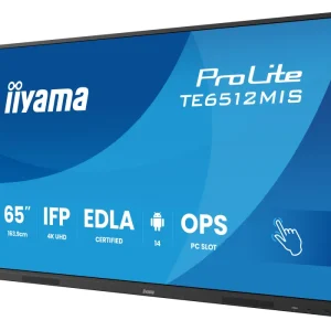 monitor-interaktywny-iiyama-te6512mis-b4ag-65-va-dled-4k-8128gb-iiware13e-android14-edla-wifi6-lan-dms-247 (2) iiyama ProLite TE6512MIS-B4AG 65"