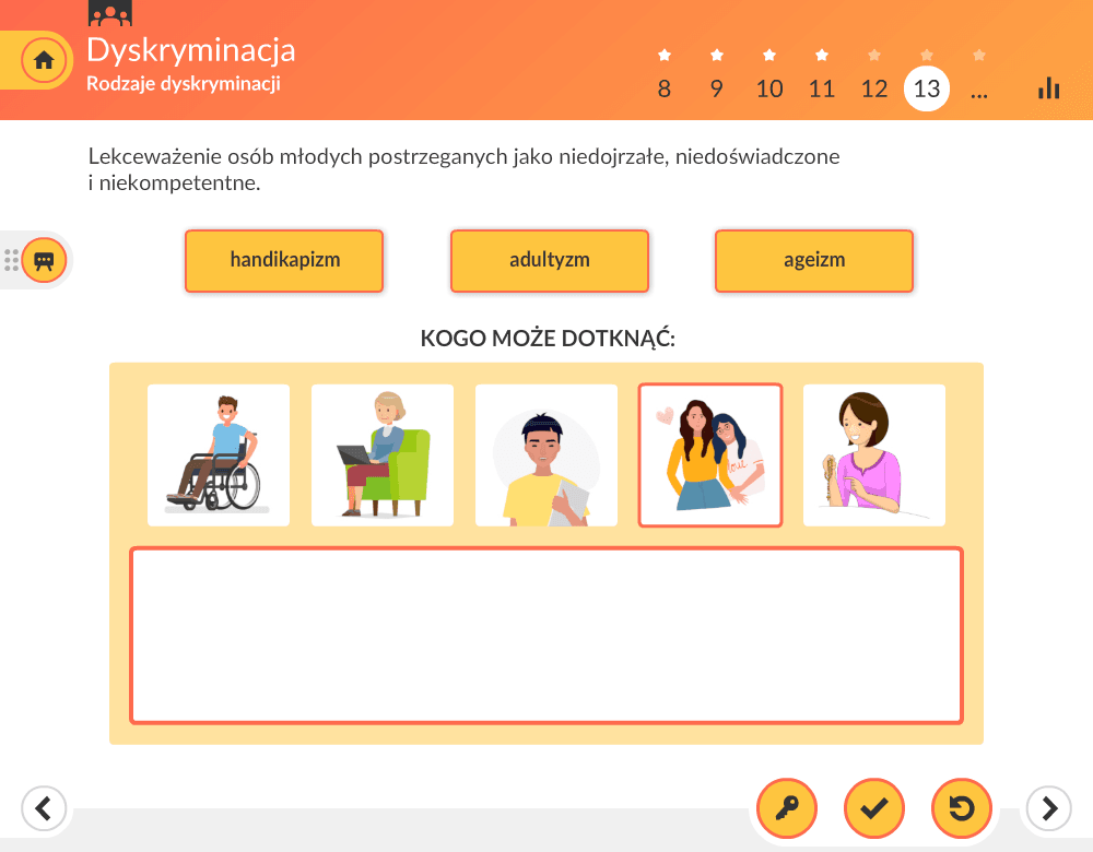 Będzie dobrze 5 Przykładowy ekran – ćwiczenia aktywizujące