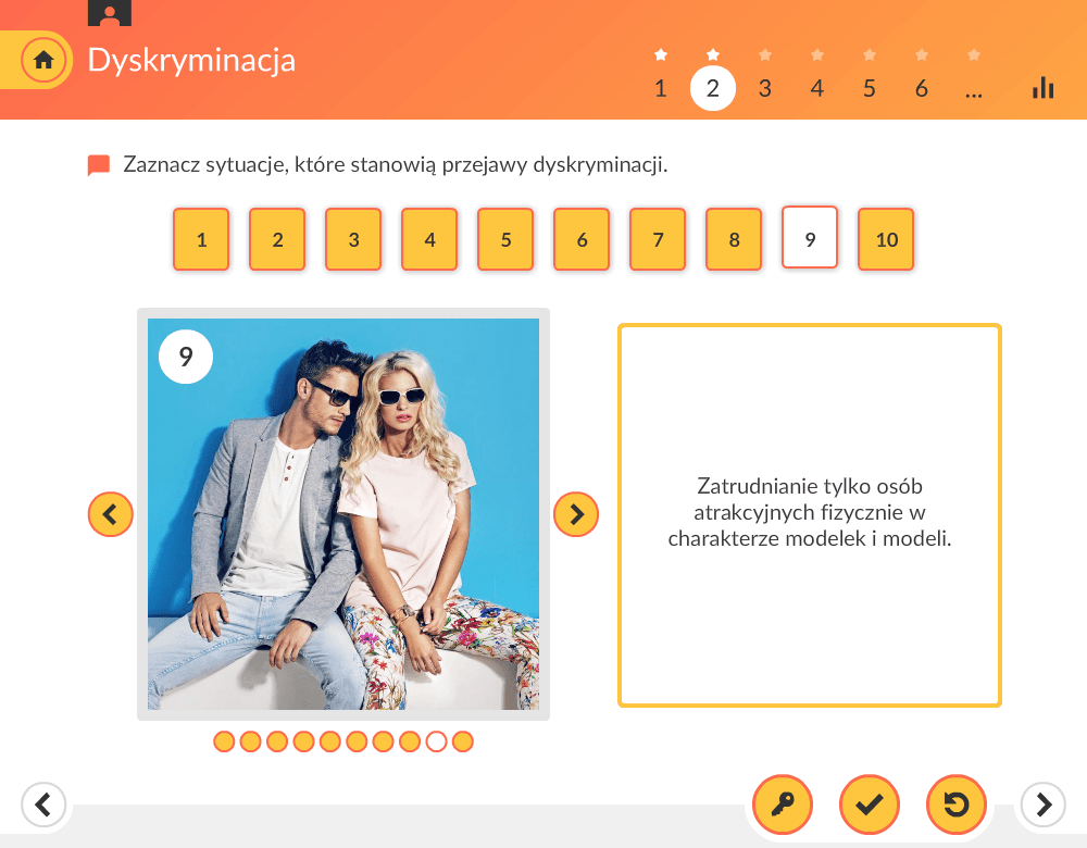 Będzie dobrze 4 Przykładowy ekran – praca przy tablicy