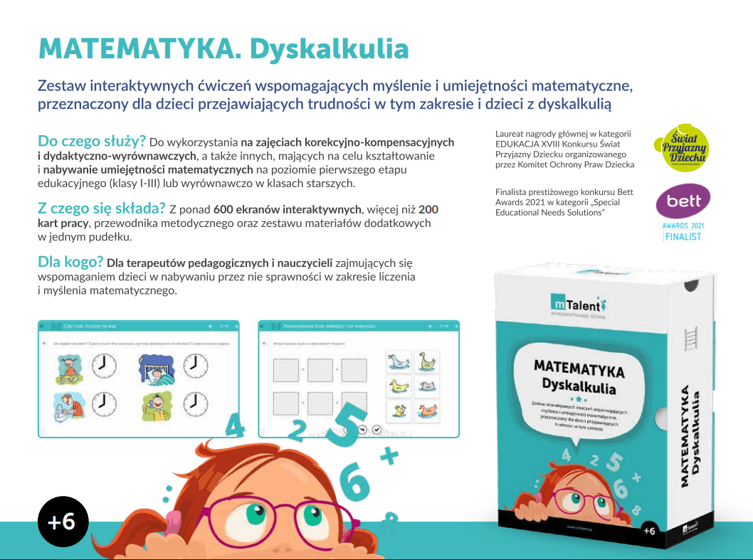 mTalent Matematyka. Dyskalkulia 4 Przykładowe ćwiczenia – Matematyka. Dyskalkulia