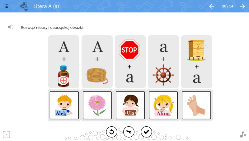 Screenshot 2023-02-01 at 10-31-35 Litera A (a) - mauthor.com mTalent Czytanie. Litery
