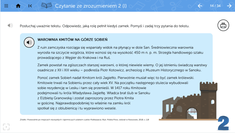 mTalent Czytanie ze zrozumieniem