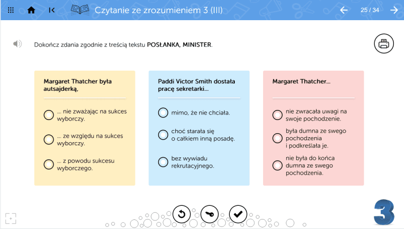 mTalent Czytanie ze zrozumieniem
