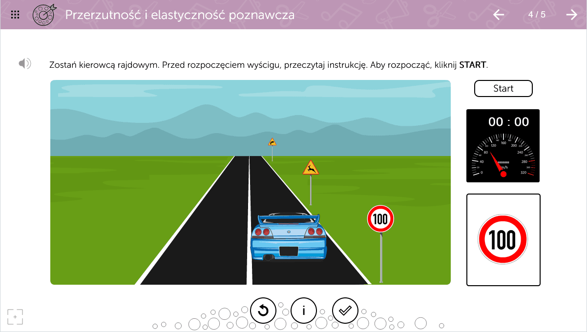 mTalent ADHD 5 Przykładowe ćwiczenie – refleks i kontrola