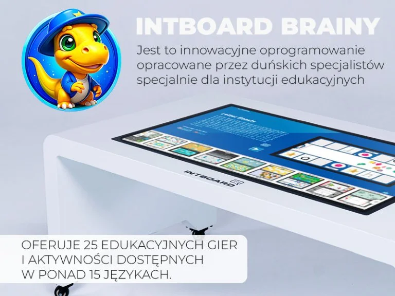 Stół interaktywny INTBOARD STYLE 43″ na Android + Oprogramowanie do gier w zestawie