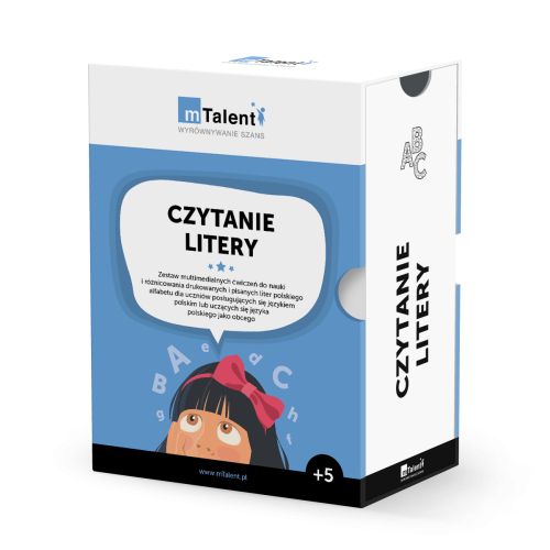 mTalent Czytanie. Litery