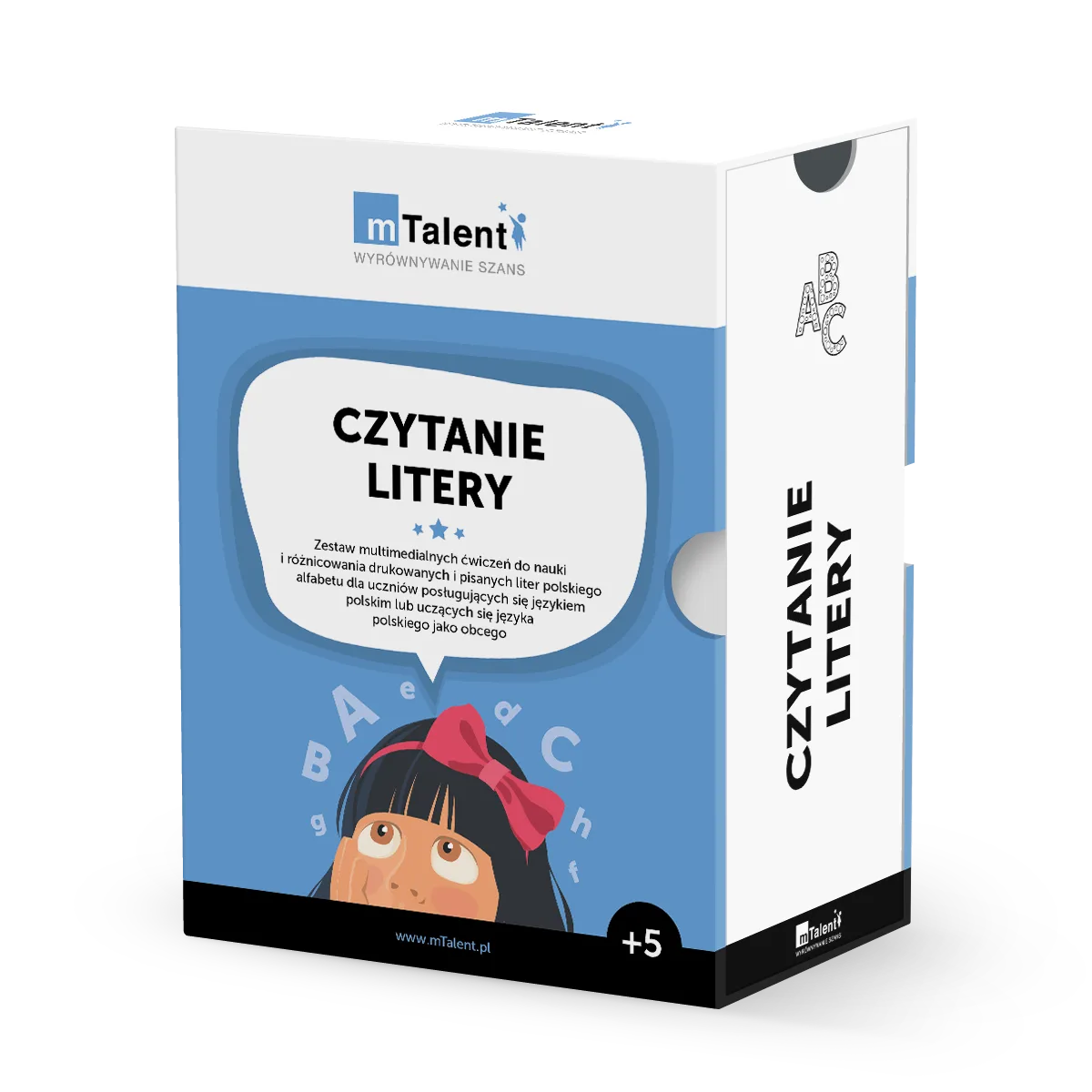 mTalent Czytanie. Litery – wizualizacja zestawu