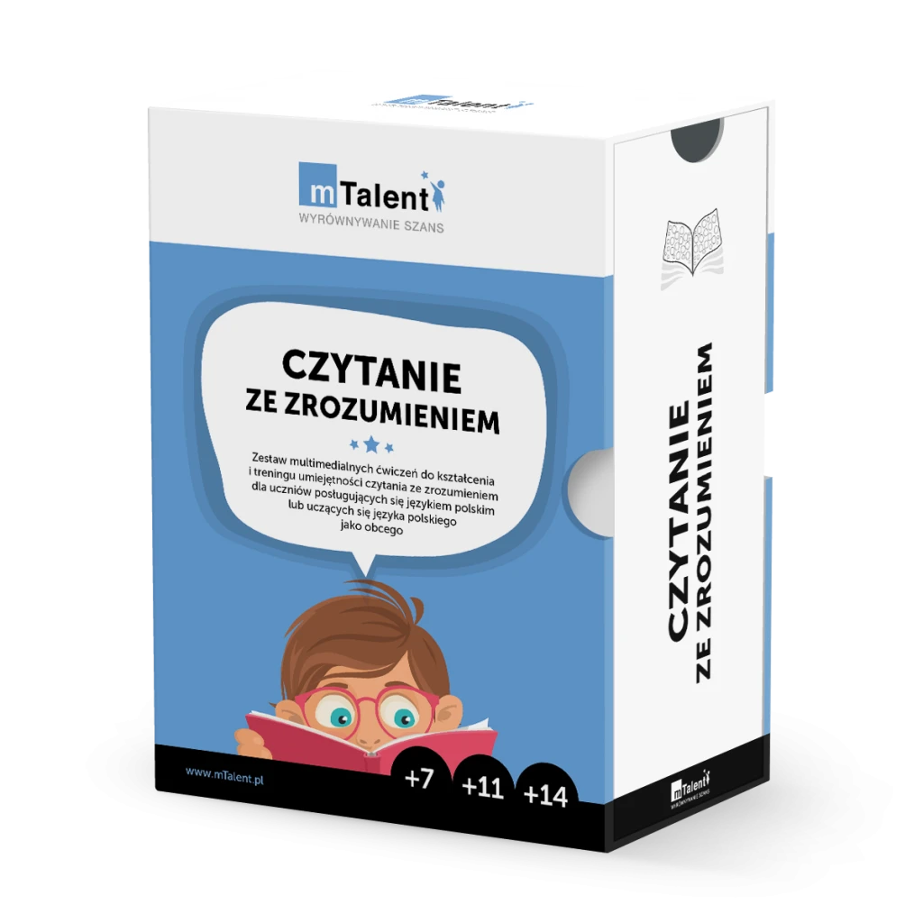 mTalent Czytanie ze zrozumieniem 2 mTalent Czytanie ze zrozumieniem – wizualizacja zestawu